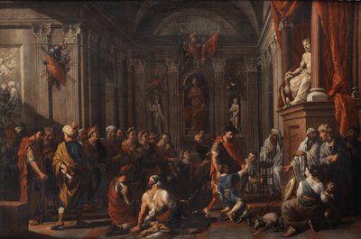 Scena del giuramento nel tempio di Giove da Johann Heiss